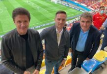 EURO 2020: Mârlanii Orban și Dâncu, dar și mârlanii de Serviciu ai FRF, au stat la Oficiala VIP, în vreme ce Hagi și Gică Popescu au fost trimiși în tribune de Mârlanu’ Șef Burleanu! Felicitări lui Iohannis și Cîțu, care nu au participat la cel mai infect gest de după ’89 în România (FOTO)